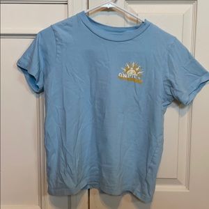light blue o’neil t-shirt